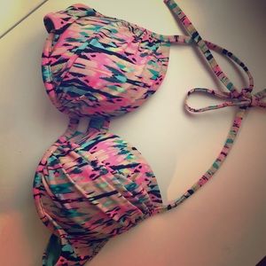Multicolored Bikini Top